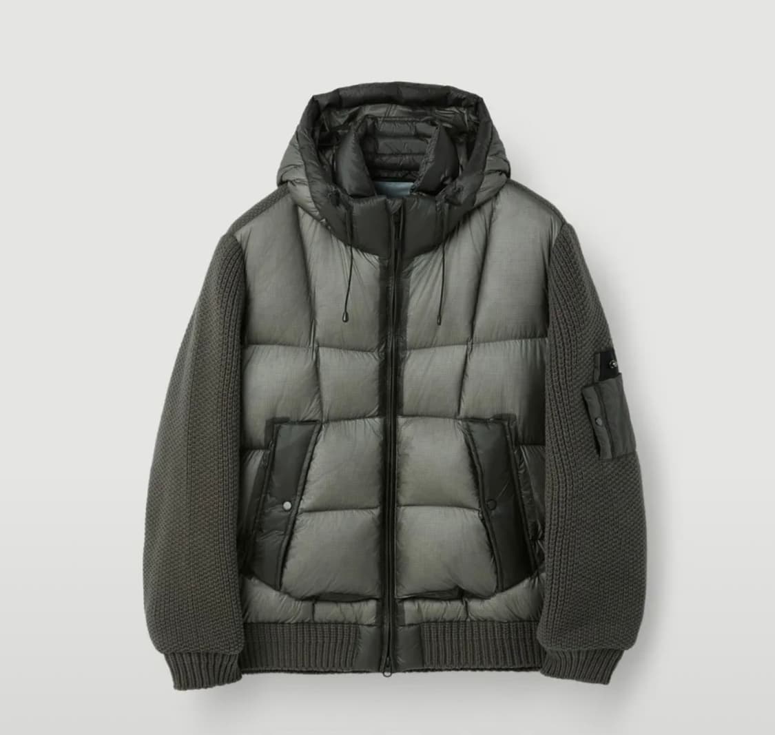 [100] 시리즈 니트 하이브리드 아우터 상품이미지1