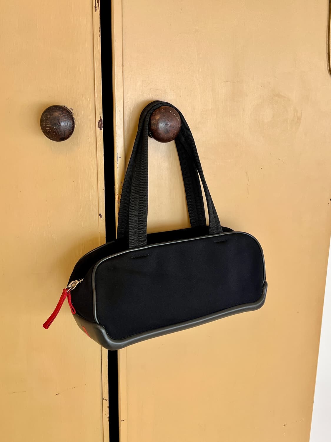 프라다 스포츠 블랙 나일론 보스톤 숄더백 상품이미지1