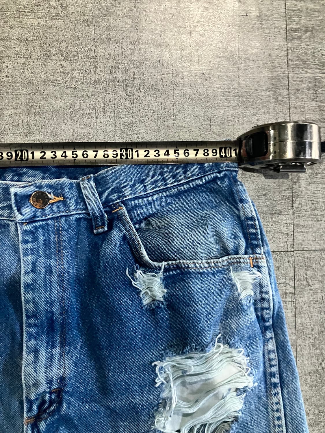 일본빈티지 Rustler 핀터깔y2k 보헤미안락펑크 데미지숏팬츠 상품이미지2