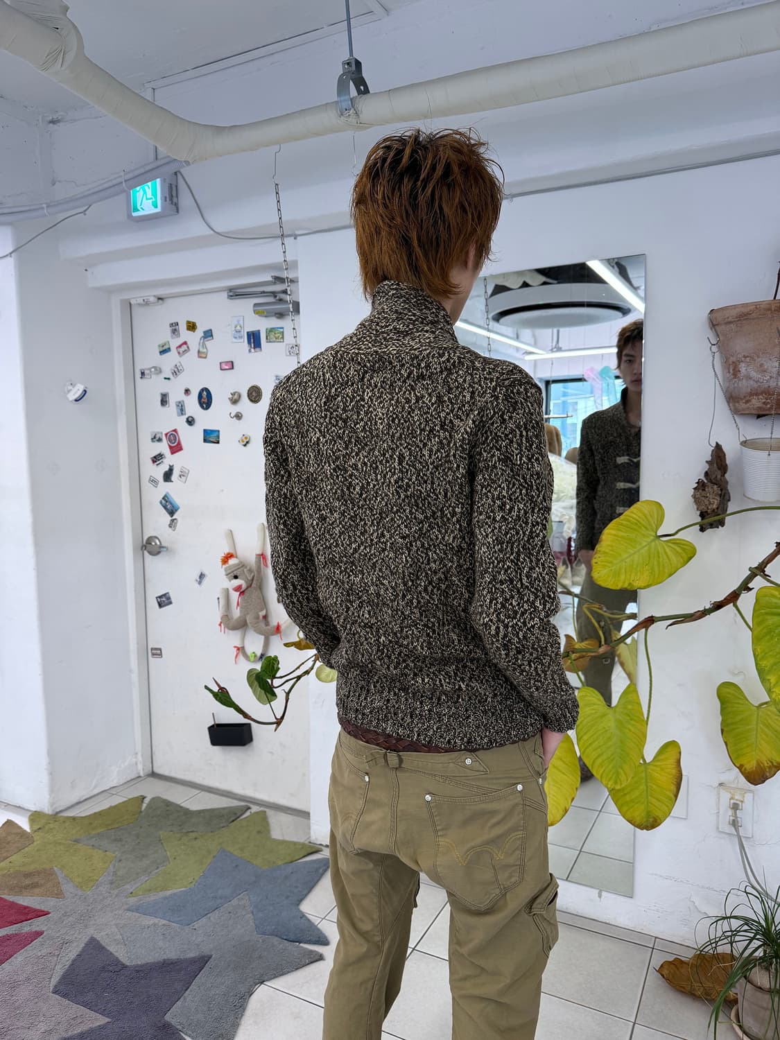 toggle button knit jacket 상품이미지5