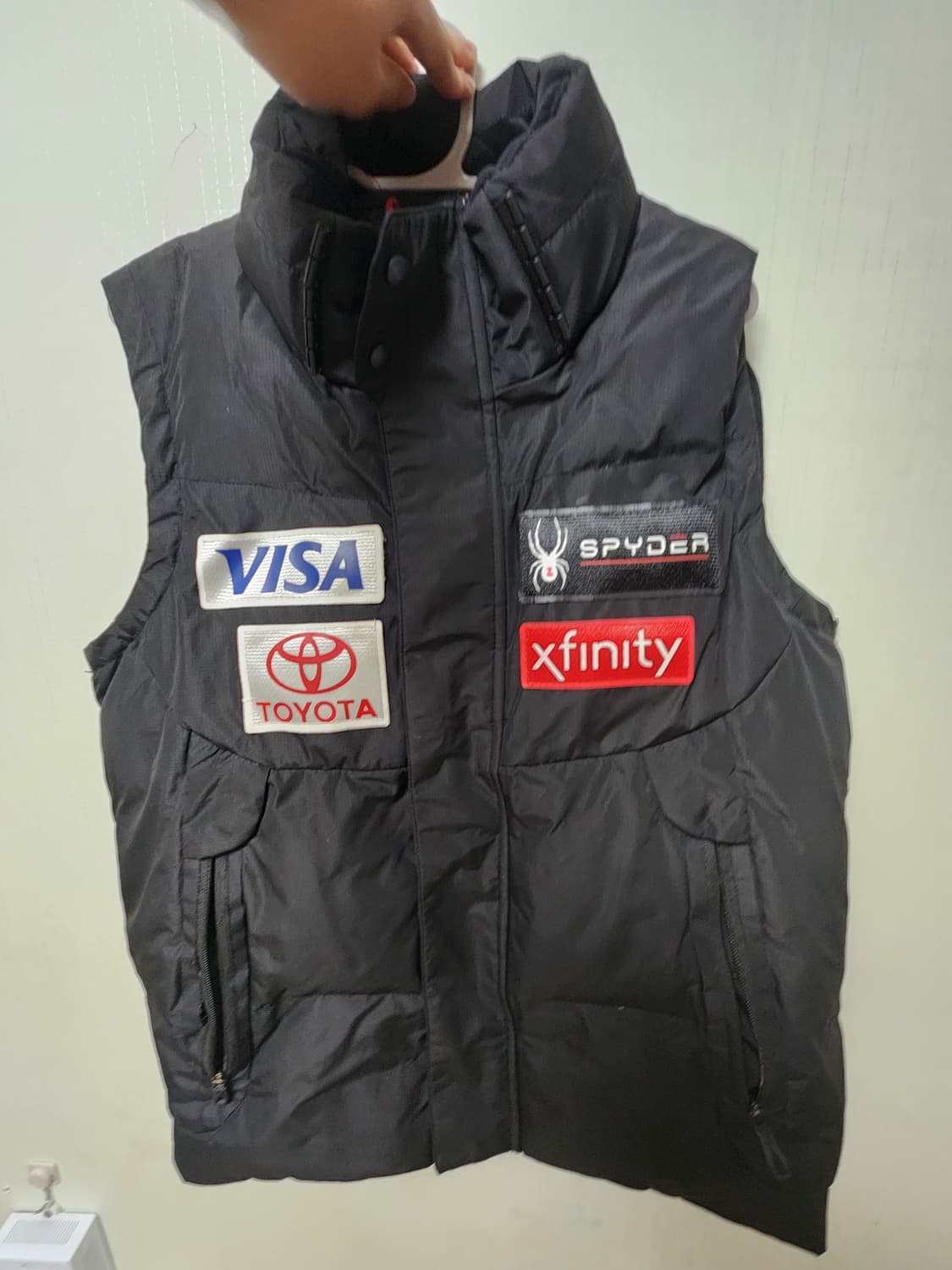스파이더 조끼패딩 상품이미지1