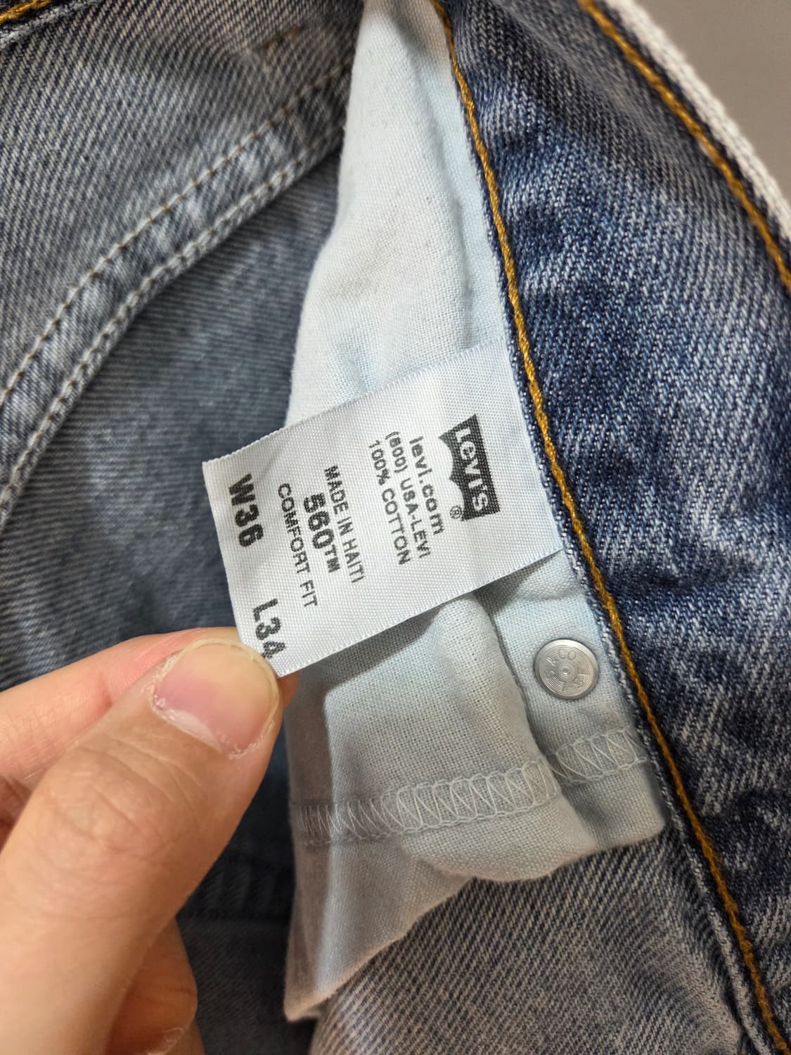 리바이스 560 36/34 상품이미지6