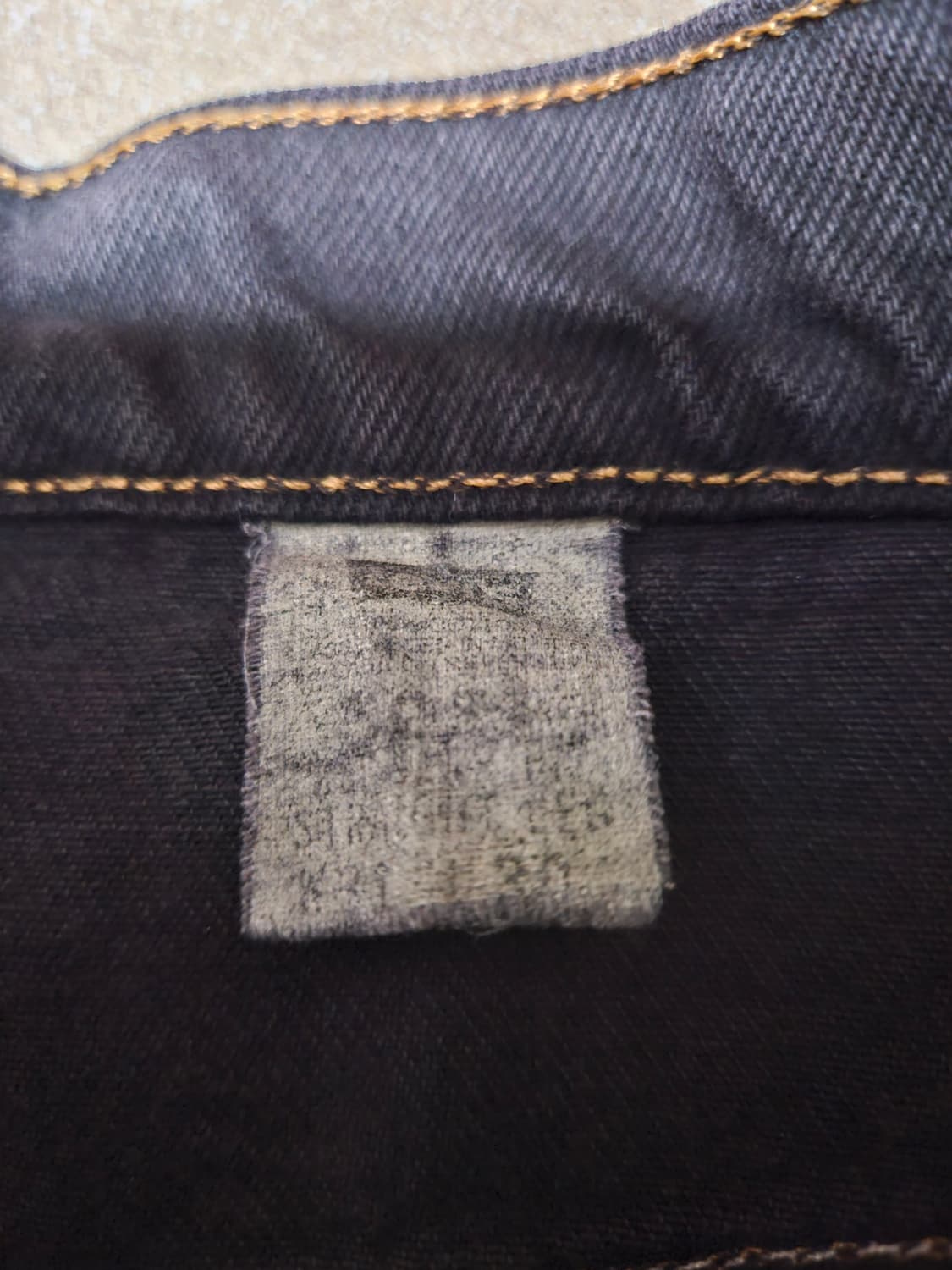 90s levi's 505 31x30 흑청 레드탭 상품이미지8