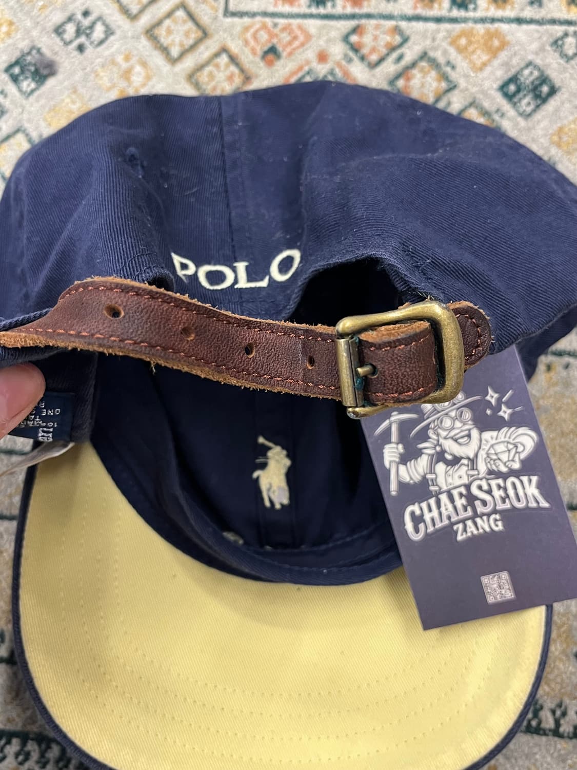 폴로 랄프로렌 볼캡 모자 네이비 #csz2868 상품이미지6