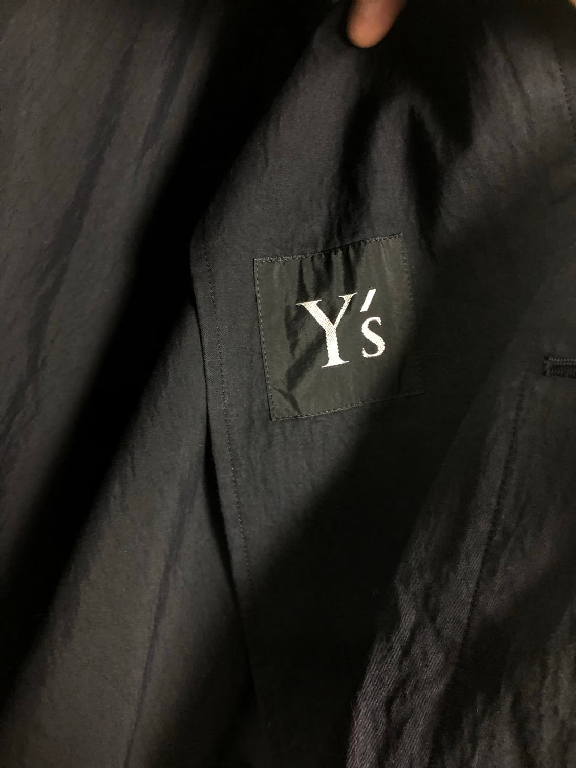 Y's 요지야마모토 아카이브 벨티드 발마칸 코트 상품이미지4