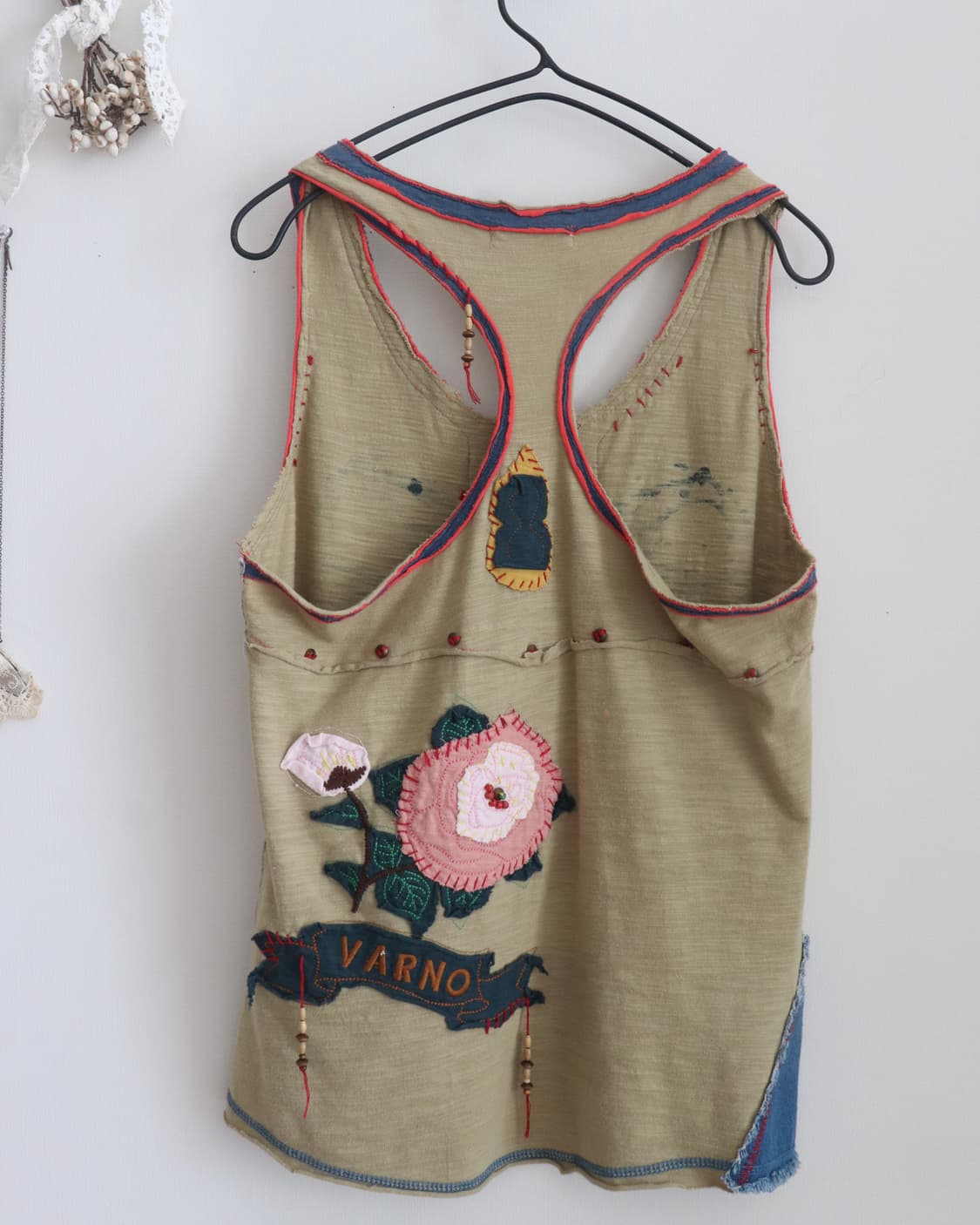 [Lilicoy] Butterfly Patchwork Tank Top 상품이미지4