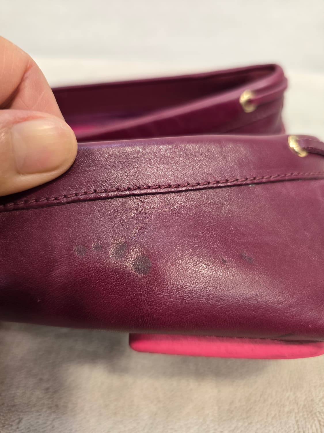 토리버치 드라이빙슈즈 플랫슈즈 버건디 260 상품이미지10