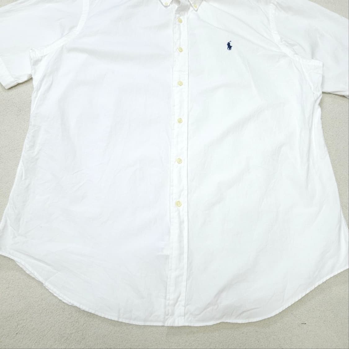 폴로 랄프 로렌 화이트 반팔 셔츠 XL 상품이미지3