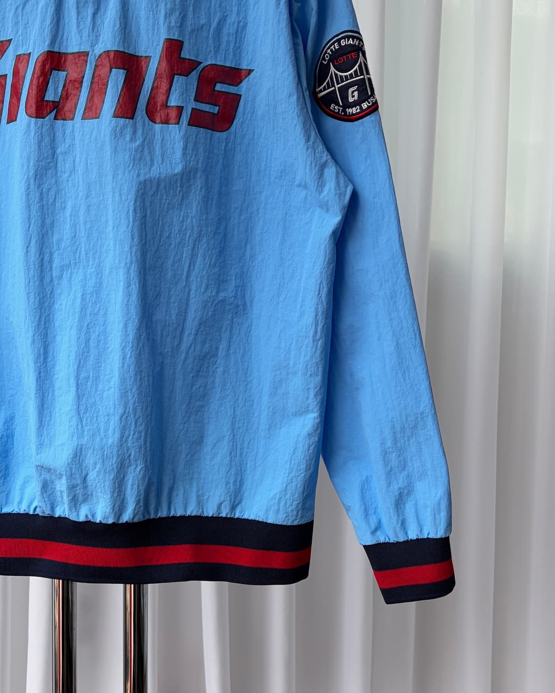 [M]롯데 자이언츠 바다 웜업 바람막이 상품이미지6