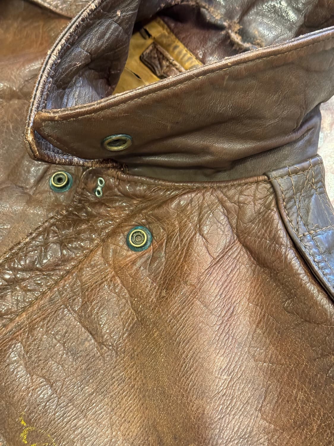 40s USAAF A-2 Flight Jacket (38) 상품이미지6