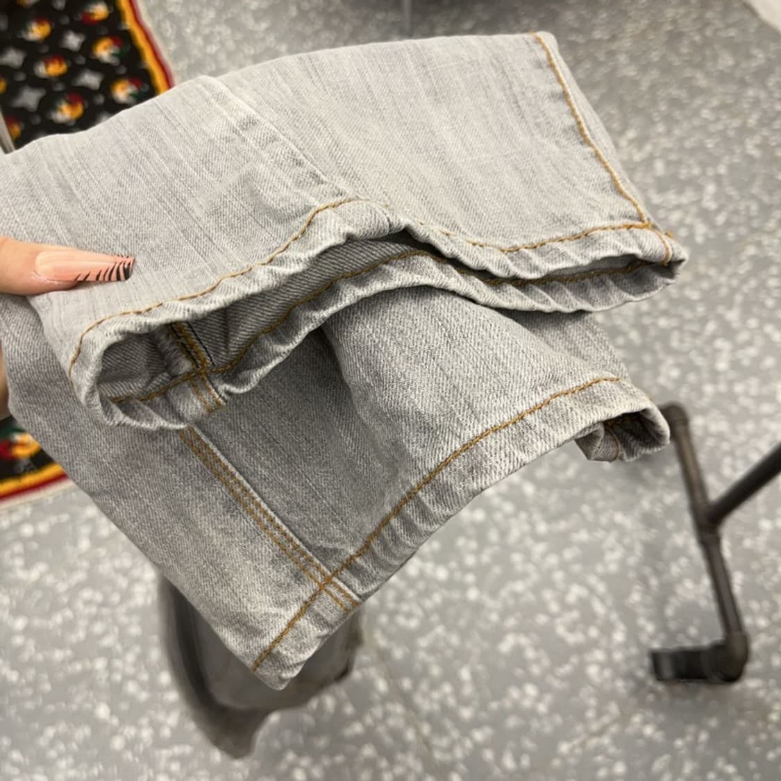 리바이스 엔지니어드진 빈티지 라인 워싱 데님팬츠 34인치 C08156 상품이미지7