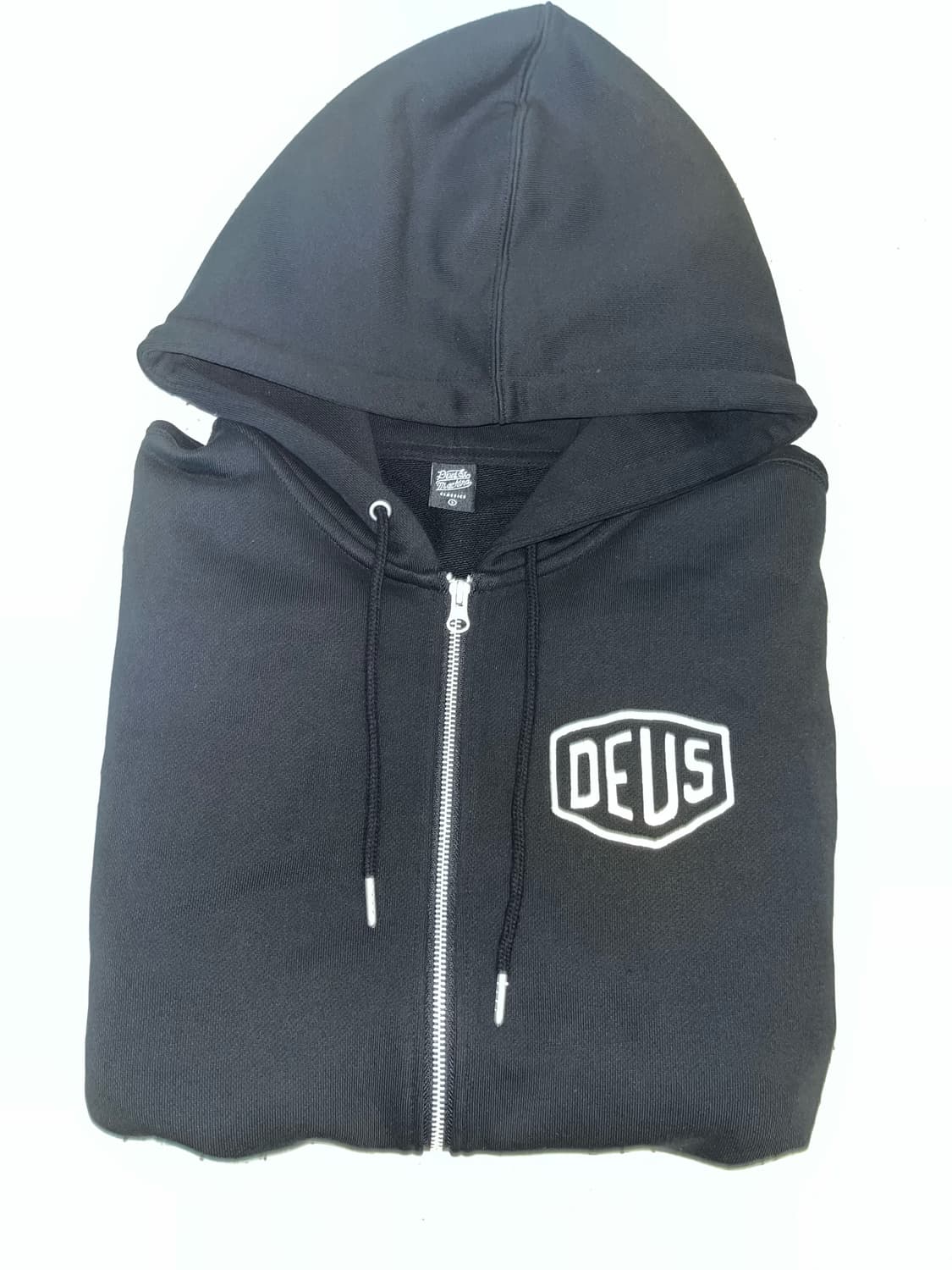 데우스 엑스 마키나 컬리지 어드레스 후드 집업 블랙 상품이미지4