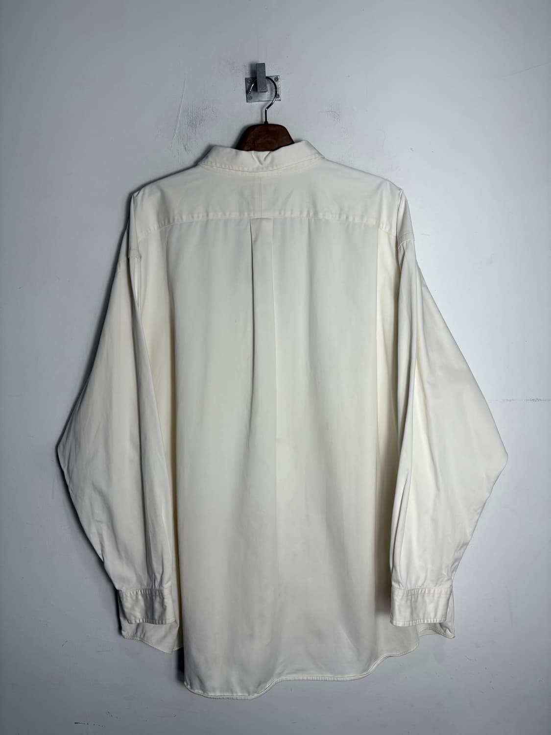 Polo 빅사이즈 옐로우 스티치 아이보리 셔츠 상품이미지5