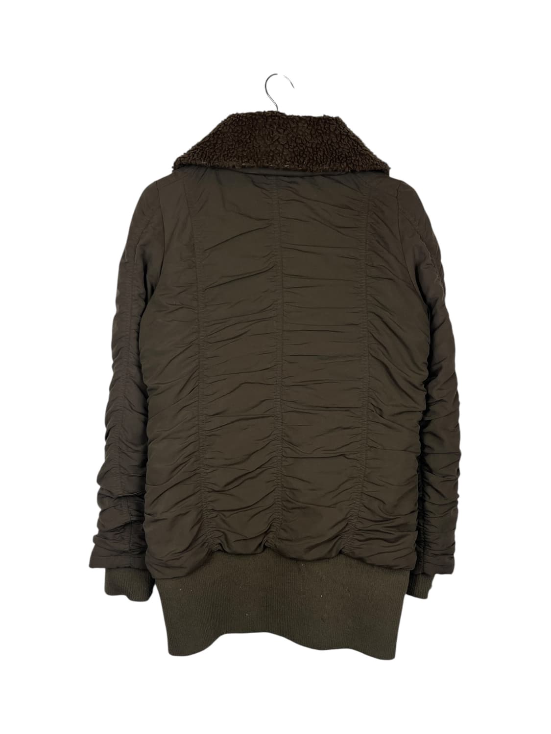 S.H.C 카키 포켓 쉐르파 패딩 점퍼 M 상품이미지2