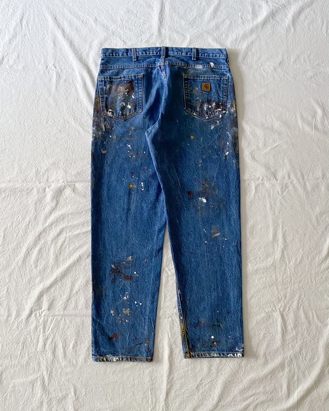 칼하트 페인팅 데님 팬츠 상품이미지2