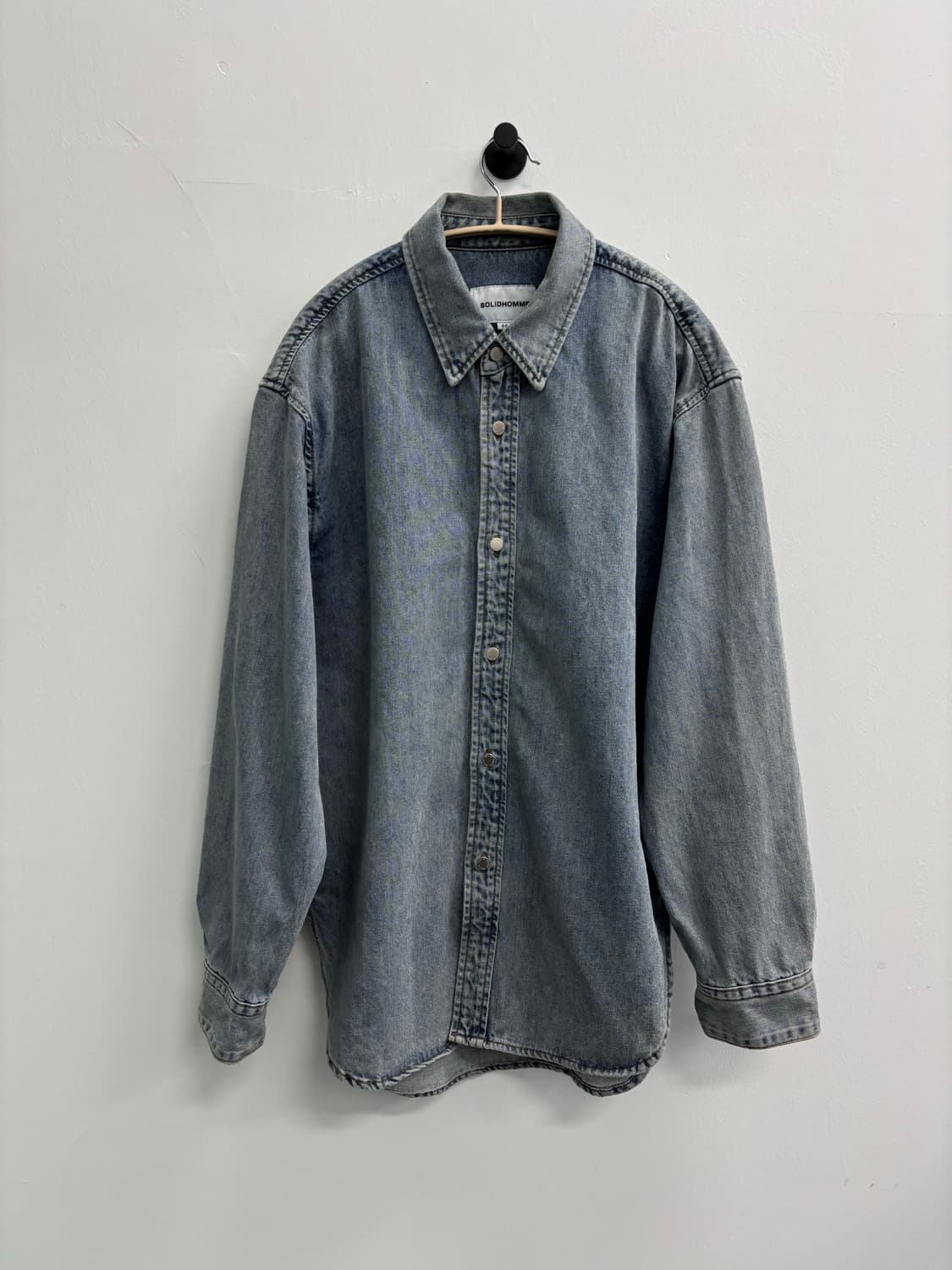 SOLID HOMME(솔리드옴므) 오버사이즈 데님 셔츠 자켓 상품이미지1
