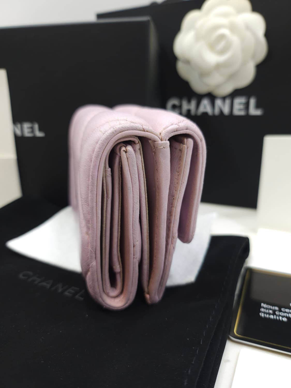 [풀구성] 샤넬 19 스몰 3단 플랩 지갑   상품이미지5