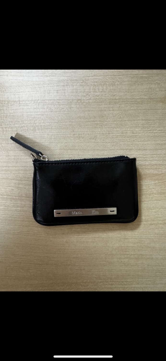 마뗑킴 지갑 GLOSSY LEATHER COIN WALLET 상품이미지2