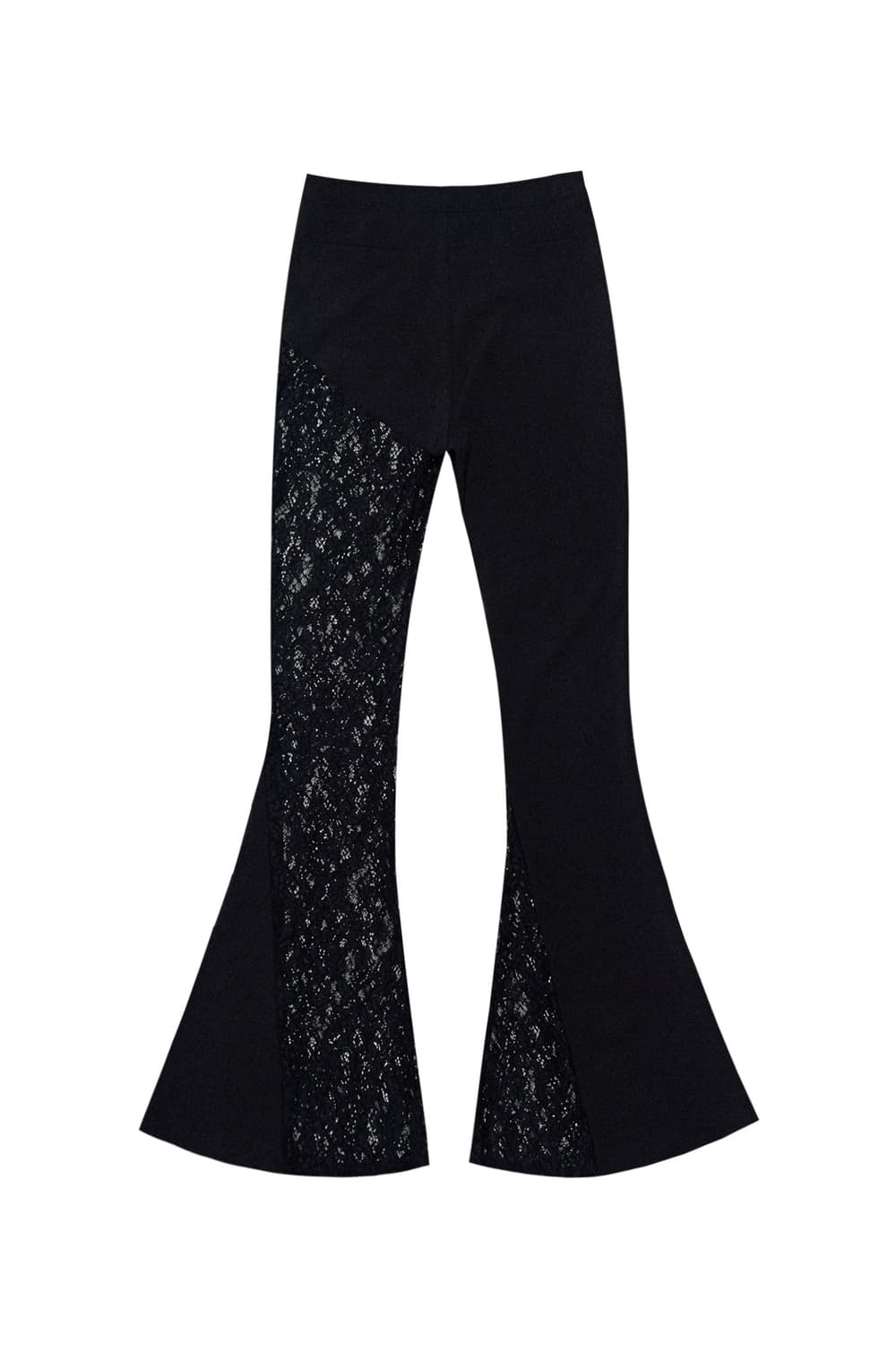 Lace Boots Cut Pants (Black) 상품이미지4