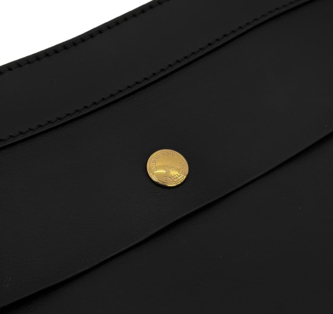 [OS] 버버리 레더 슬림 벨트백 크로스 슬링백 블랙 상품이미지6