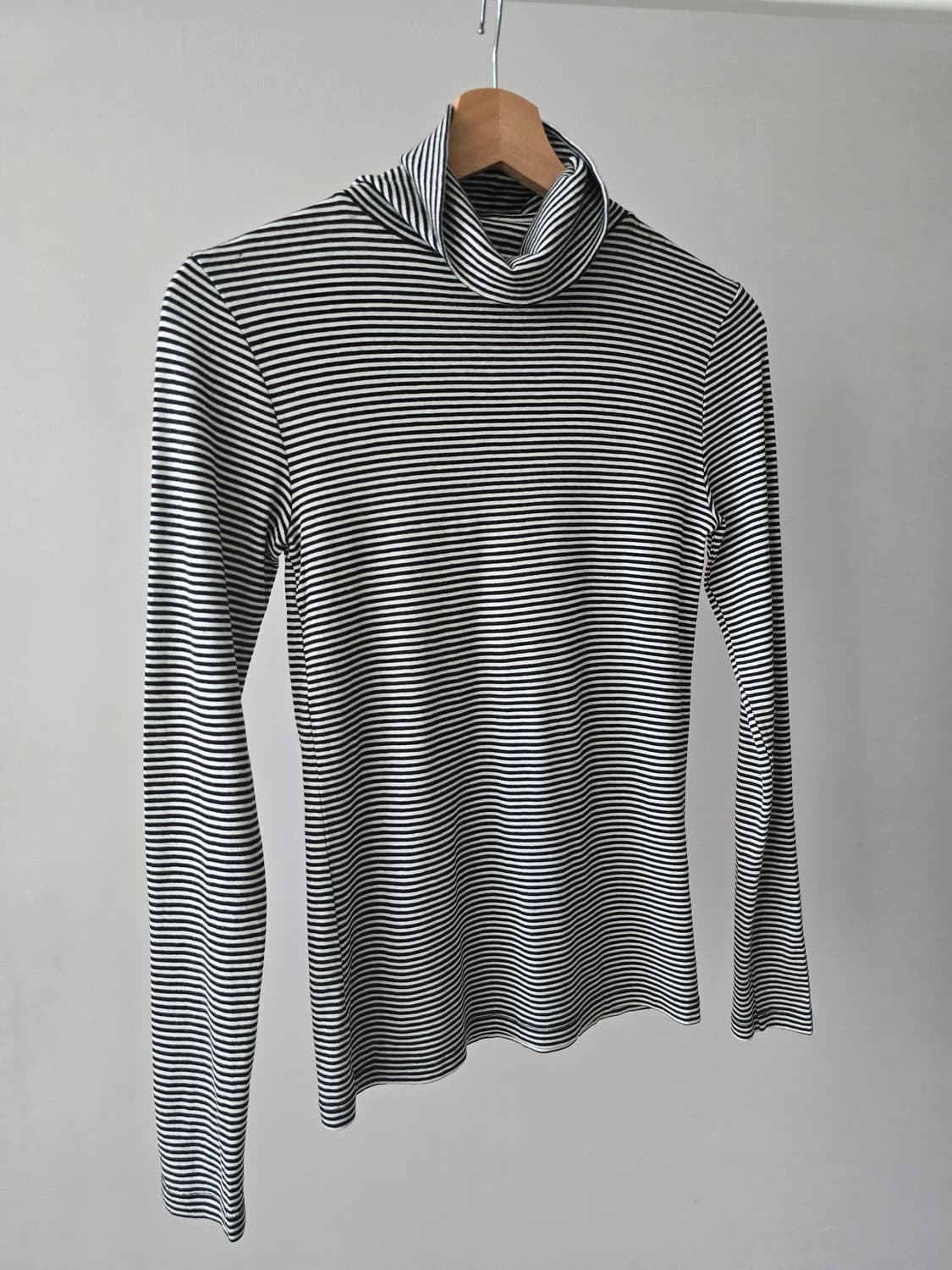 LA MARINE FRANÇAISE 스트라이프 텐셀 목폴라 니트 상품이미지2