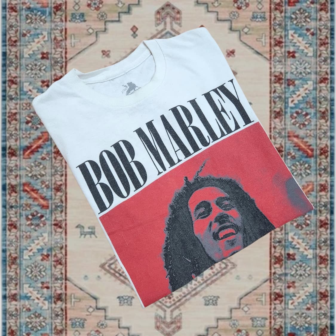 90s Bob Marley 빈티지 그래픽 티셔츠 (S) 상품이미지3