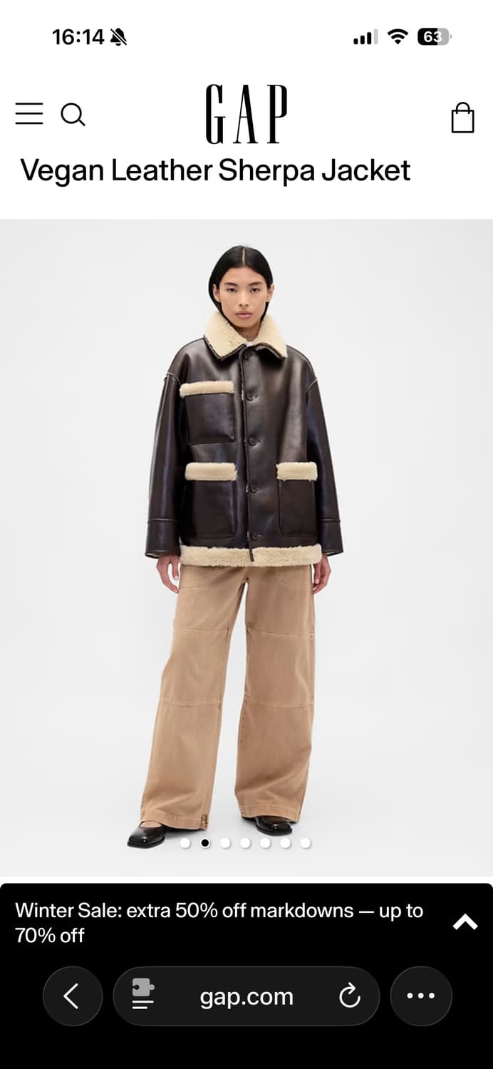 [Gap × Sandy Liang 리버서블 자켓 / 새상품 미착용 상품이미지8