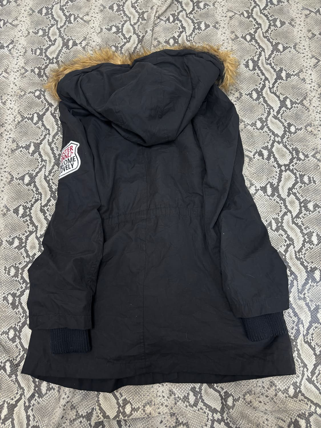 [GAL]Kitsch Patch Detail Leopard Fur Jac 상품이미지6