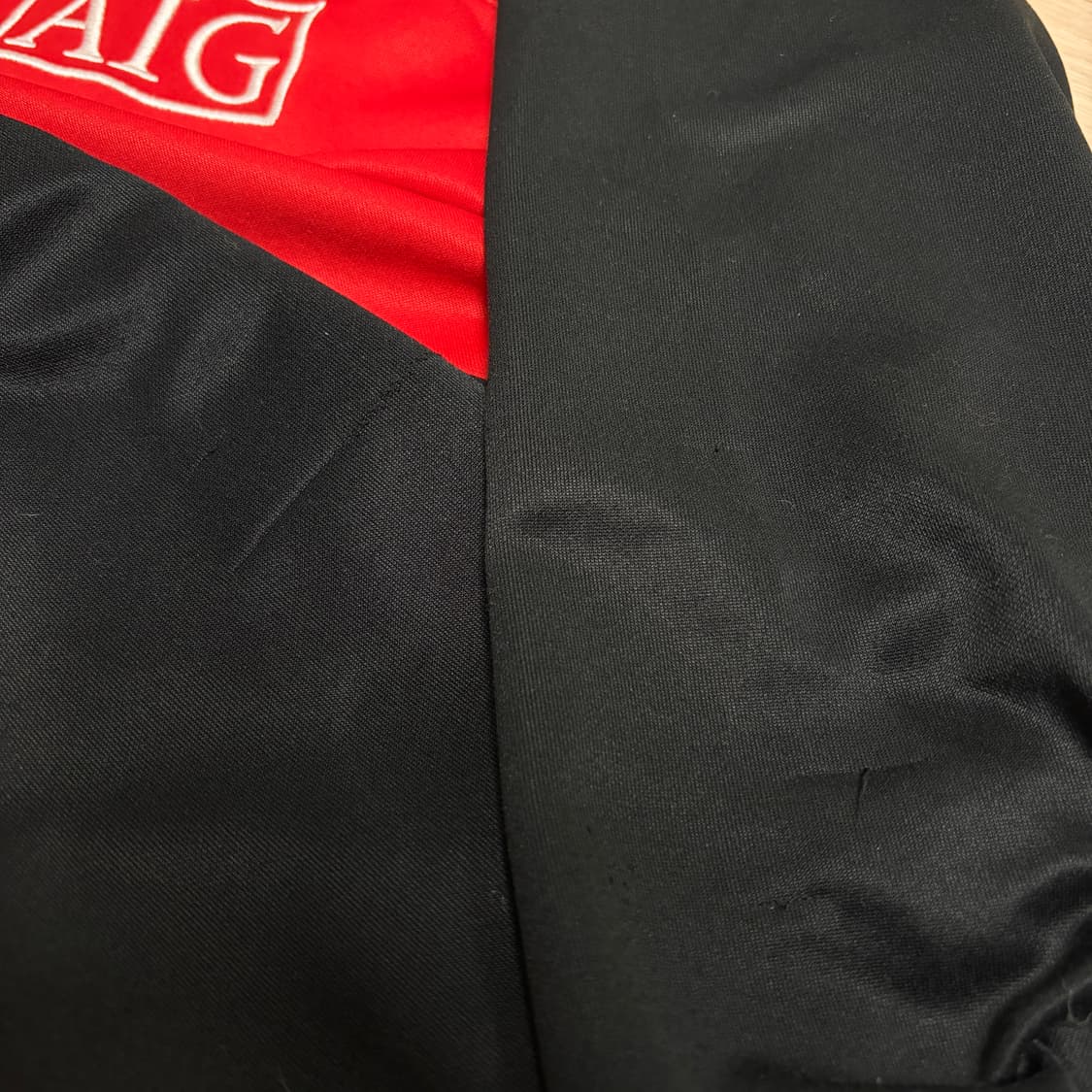 나이키 맨유 AIG 트랙탑 검/빨 져지 상품이미지6
