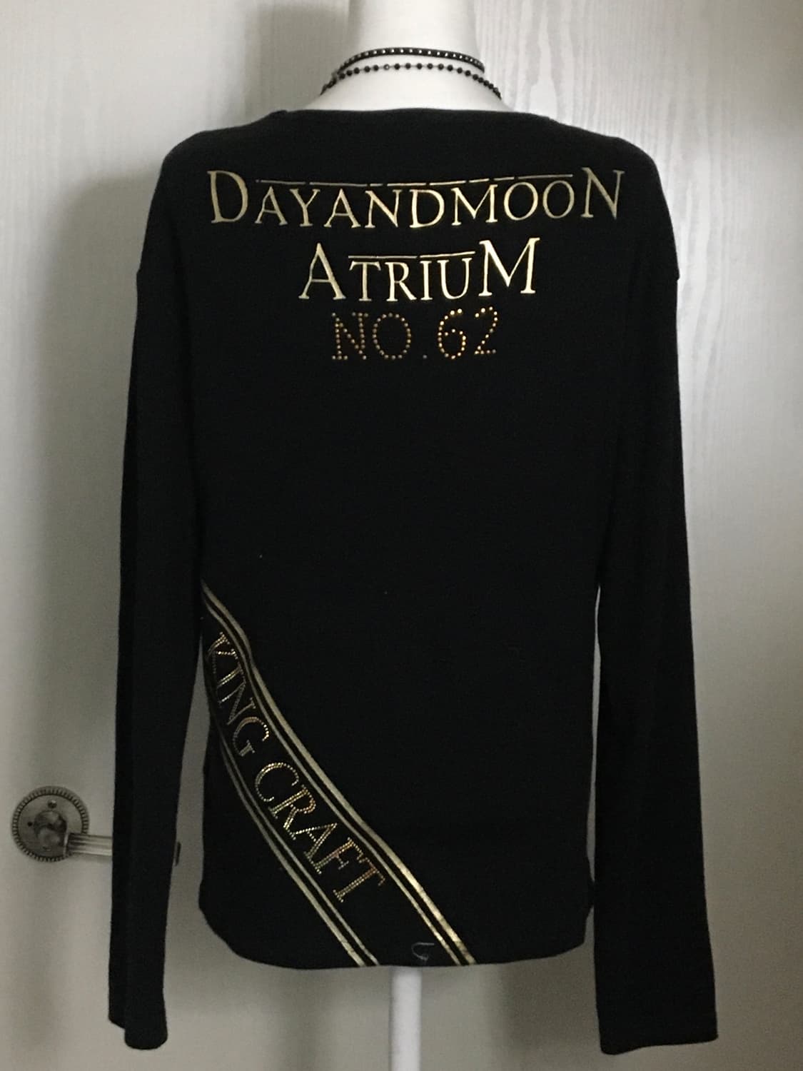 KINGCRAFT 펑크 해골 큐빅 롱슬리브 티셔츠 상품이미지2