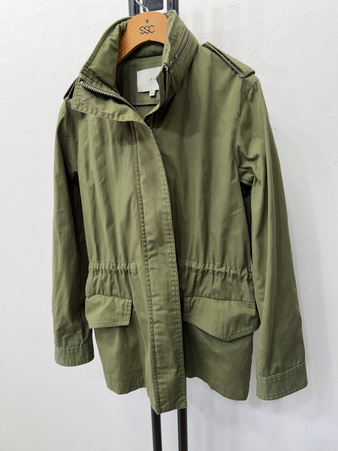 매장판정품) IRO 이로 카키 야상 자켓 34(55) 상품이미지2