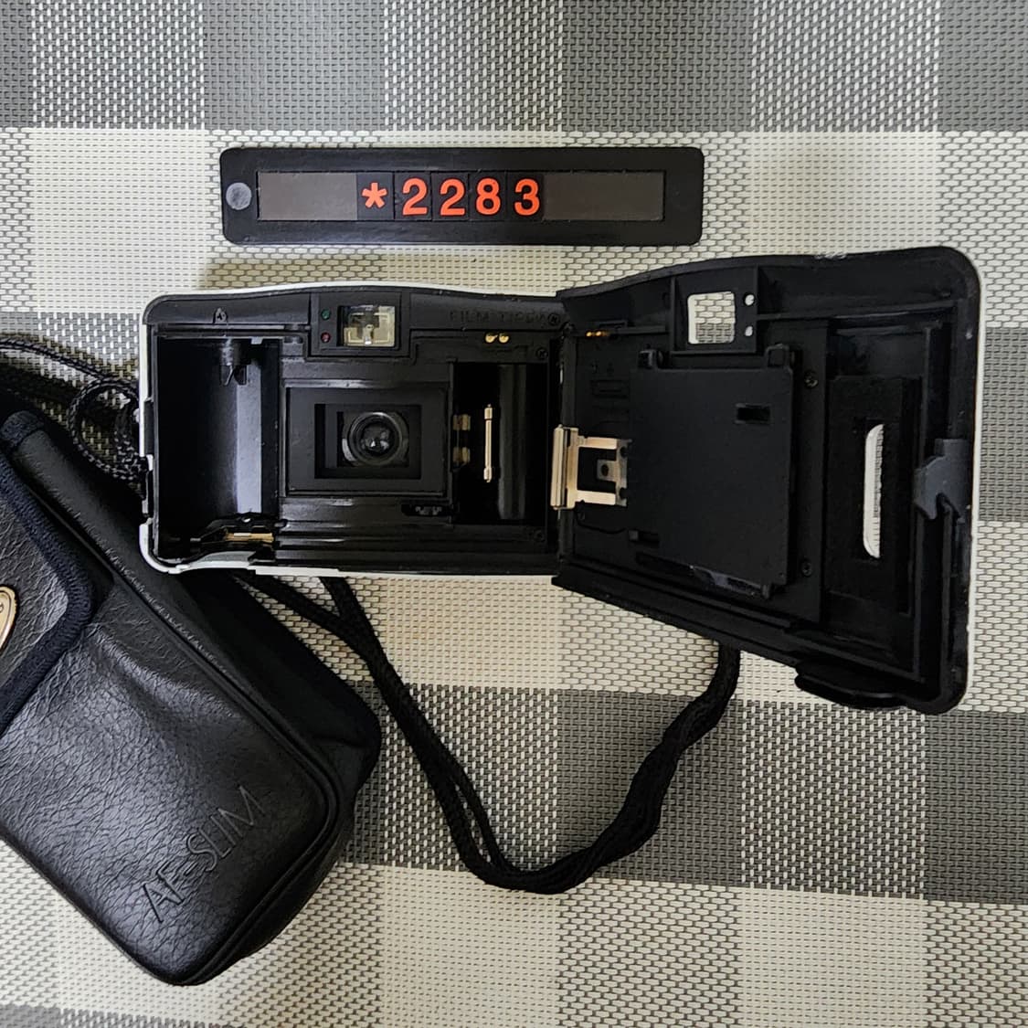 삼성 AF 슬림 필름카메라 화이트바디 파우치포함 상품이미지5