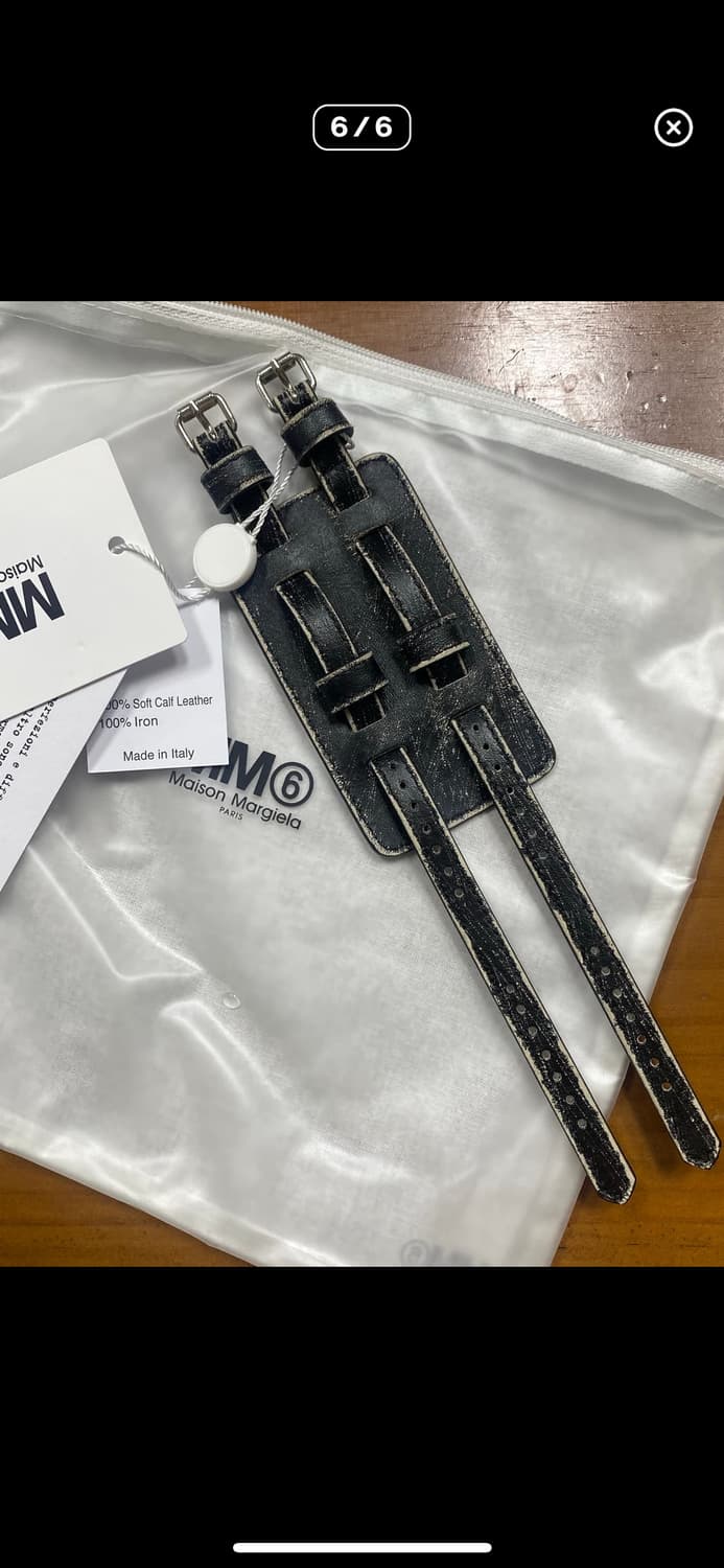 MM6 leather bracelet 상품이미지6