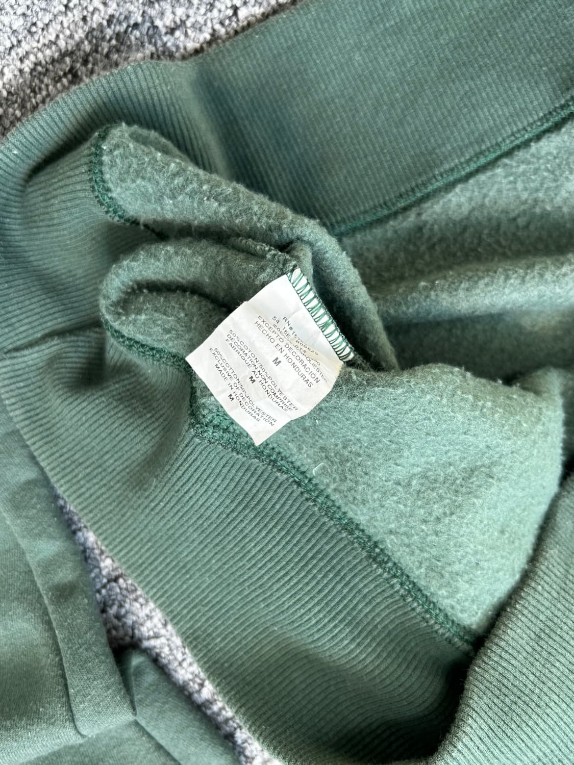 챔피온 어센틱 그린 후드티 M 상품이미지7