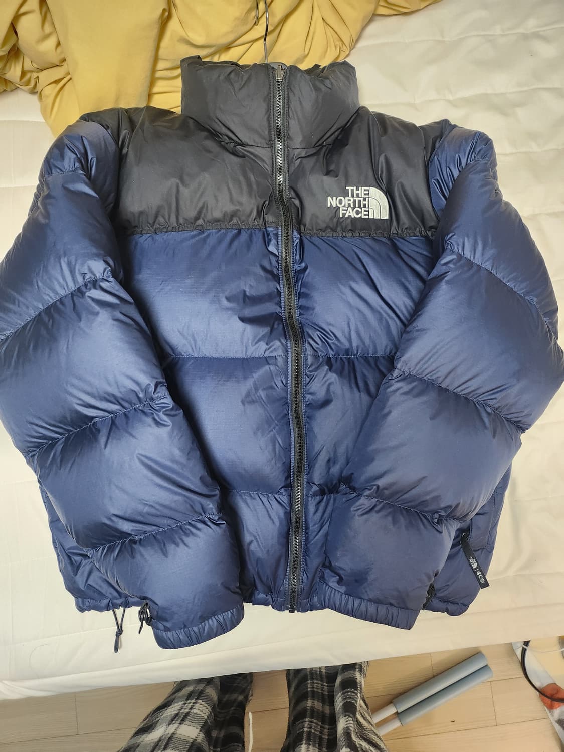 노스페이스 눕시 1996 패딩 네이비 105 새상품급 상품이미지1