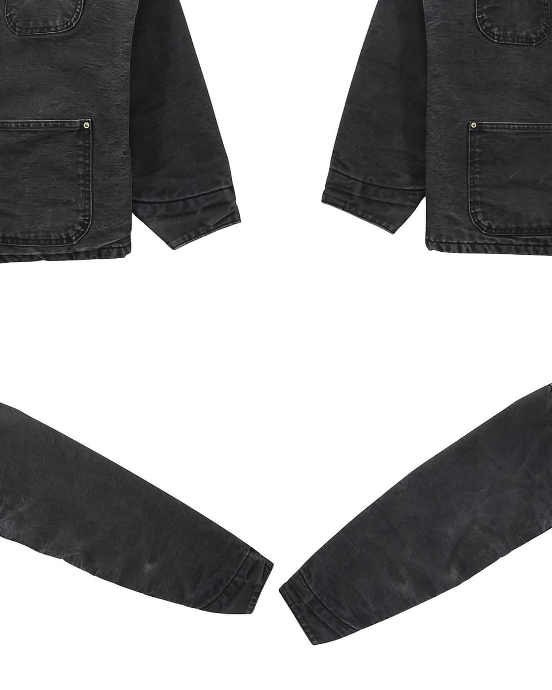 1990s USA 칼하트 C01 블랙 초어 코트 자켓 빈티지 미국제 상품이미지10