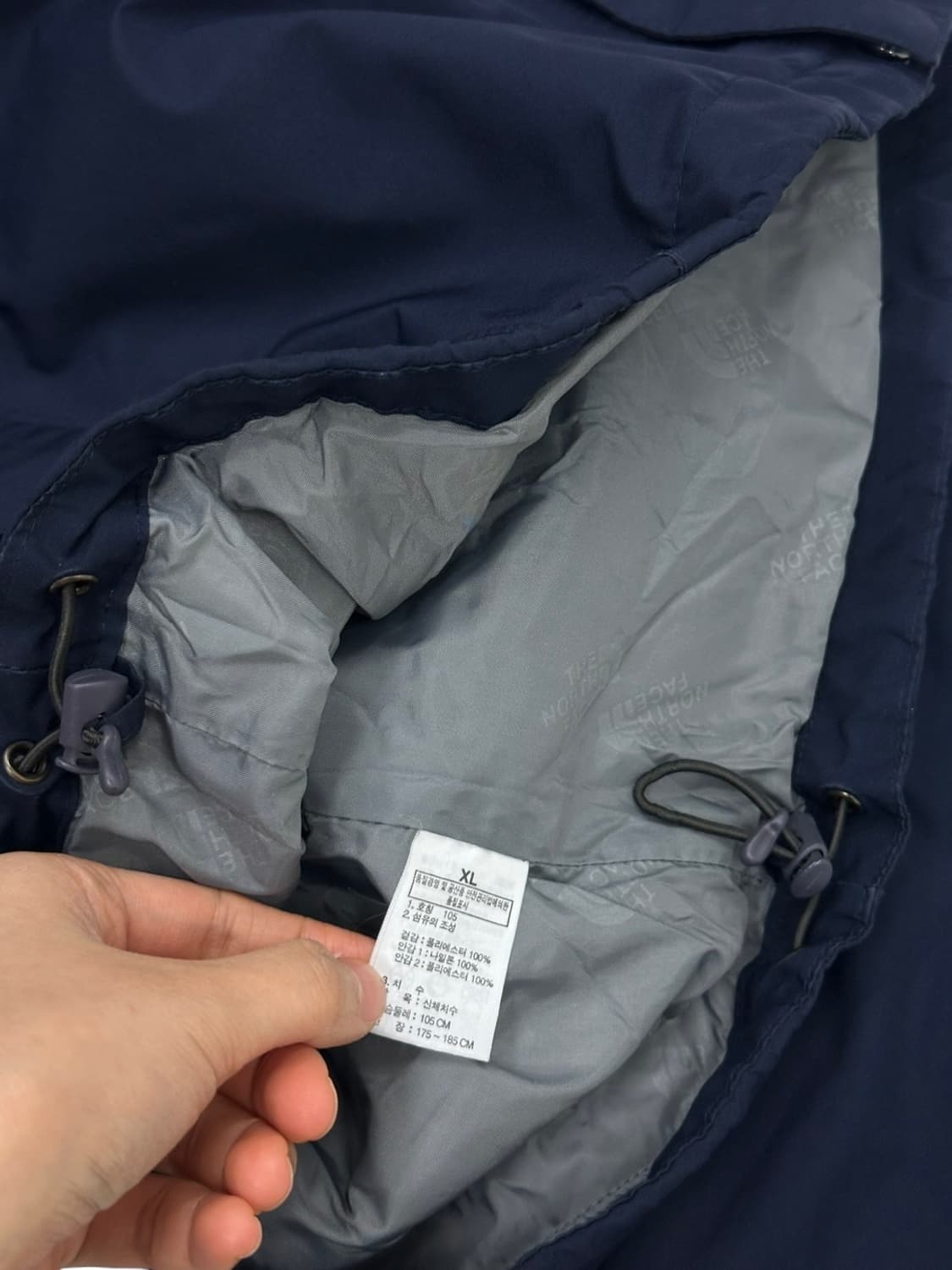 노스페이스 고어텍스 바람막이 네이비 (XL) 상품이미지8