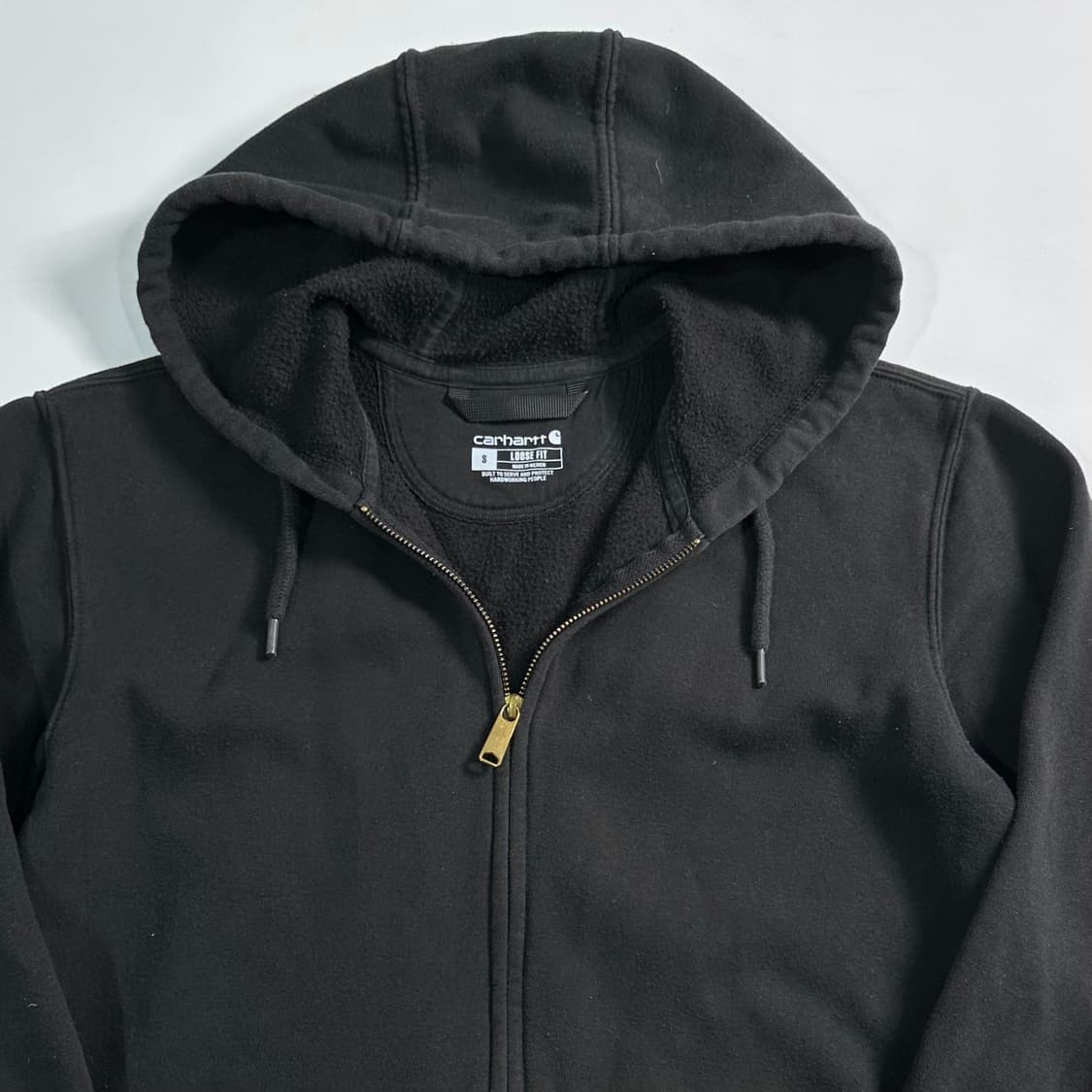 칼하트 블랙 후드집업  상품이미지2