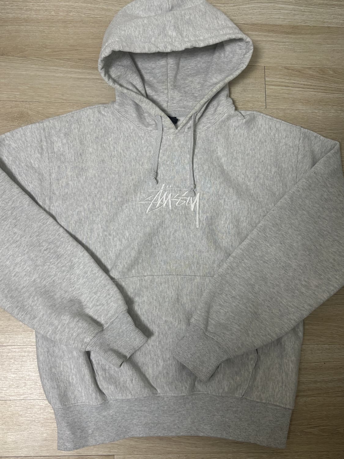 스투시 아플리케 스탁 로고 후드티 M 상품이미지1