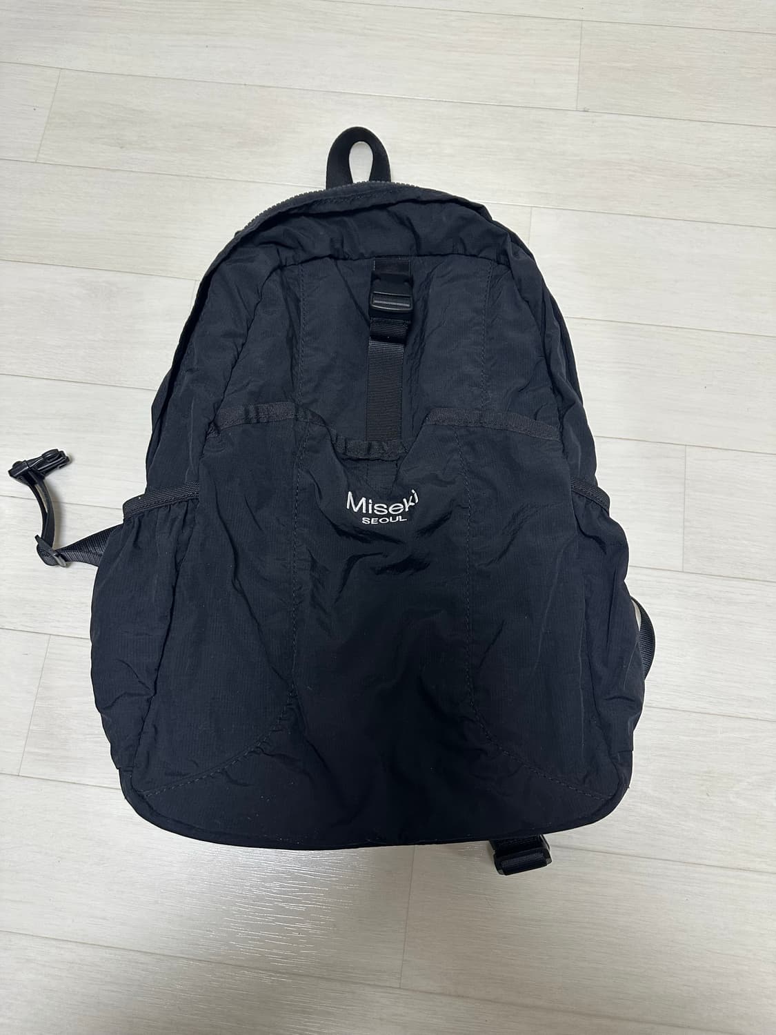 미세키 서울 로고 백팩 블랙 가방 상품이미지6