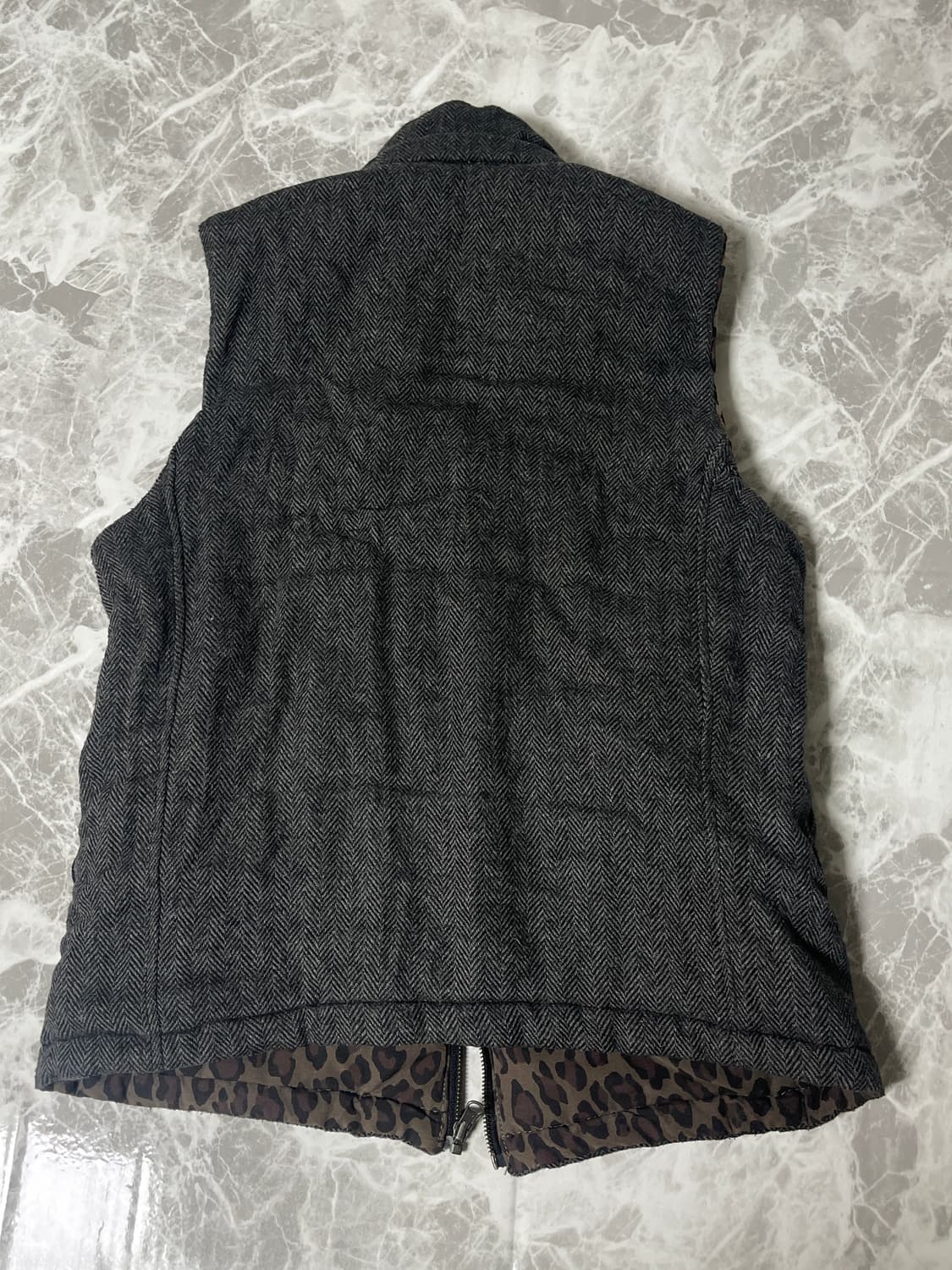 (Unknown)both leopard padding vest 상품이미지8