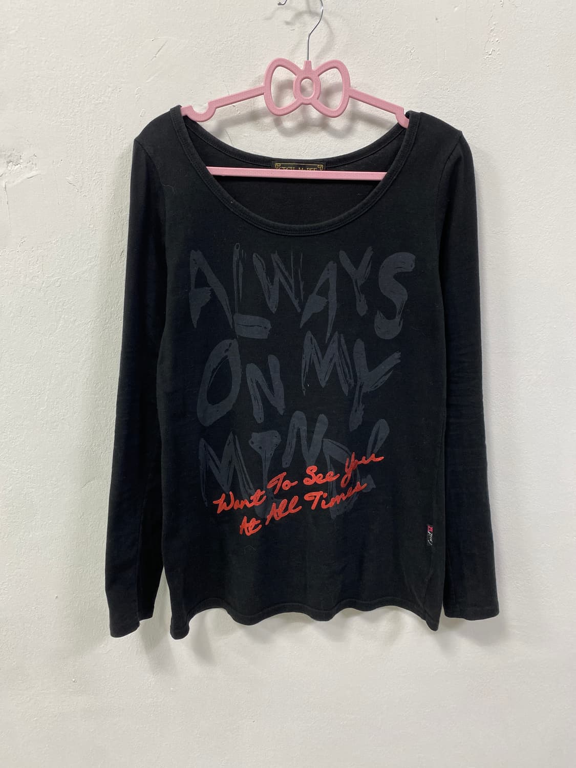 [CECIL MCBEE] 세실맥비 오네갸루 펑크 레터링 롱슬리브 상품이미지3