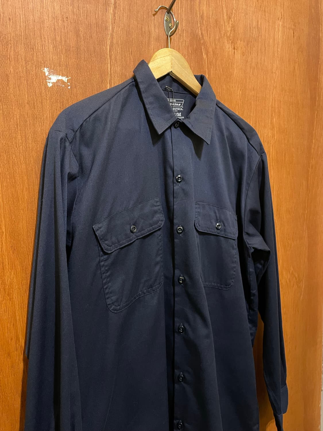 (M) Dickies 디키즈 워크 셔츠 네이비 상품이미지2