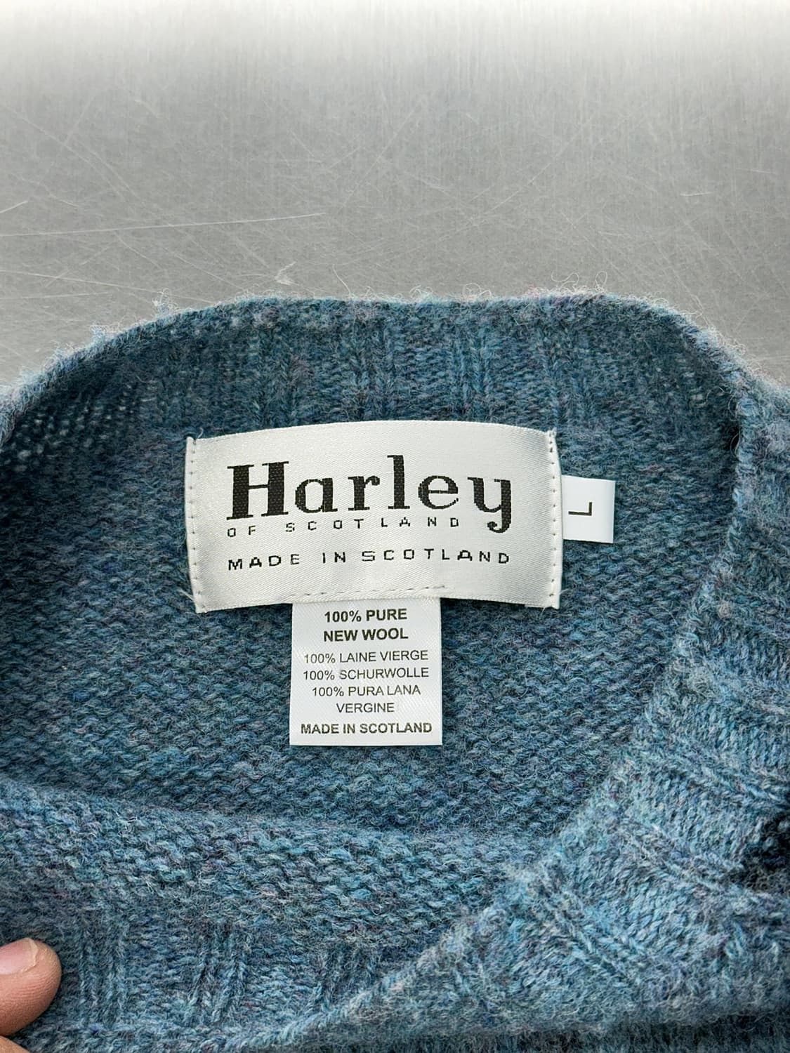 할리 오브 스코틀랜드 스코티시 플루톤 쉐기 니트 스웨터 상품이미지7