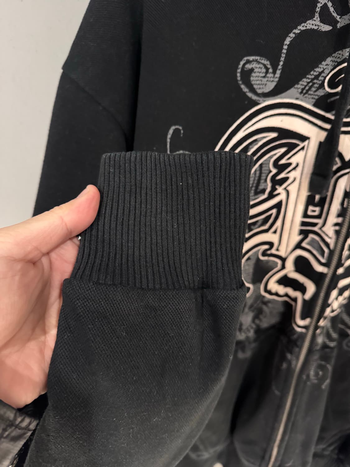 폭스레이싱 사스콰치 레터링 후드집업  상품이미지7