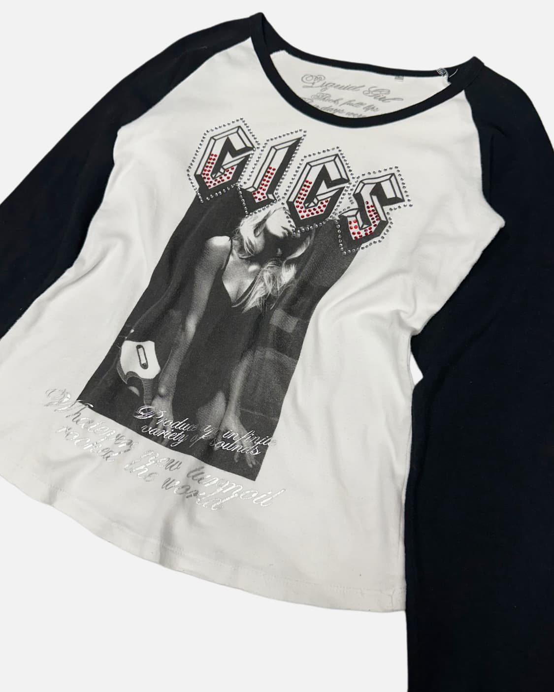 cubic lettering girl t-shirt 상품이미지3