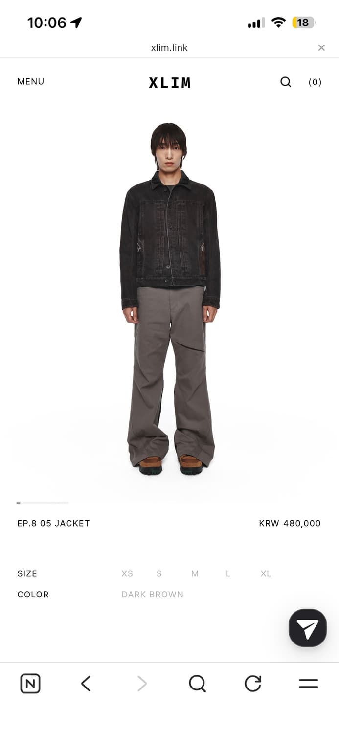 (M) XLIM ep.8 다크브라운 자켓 상품이미지3