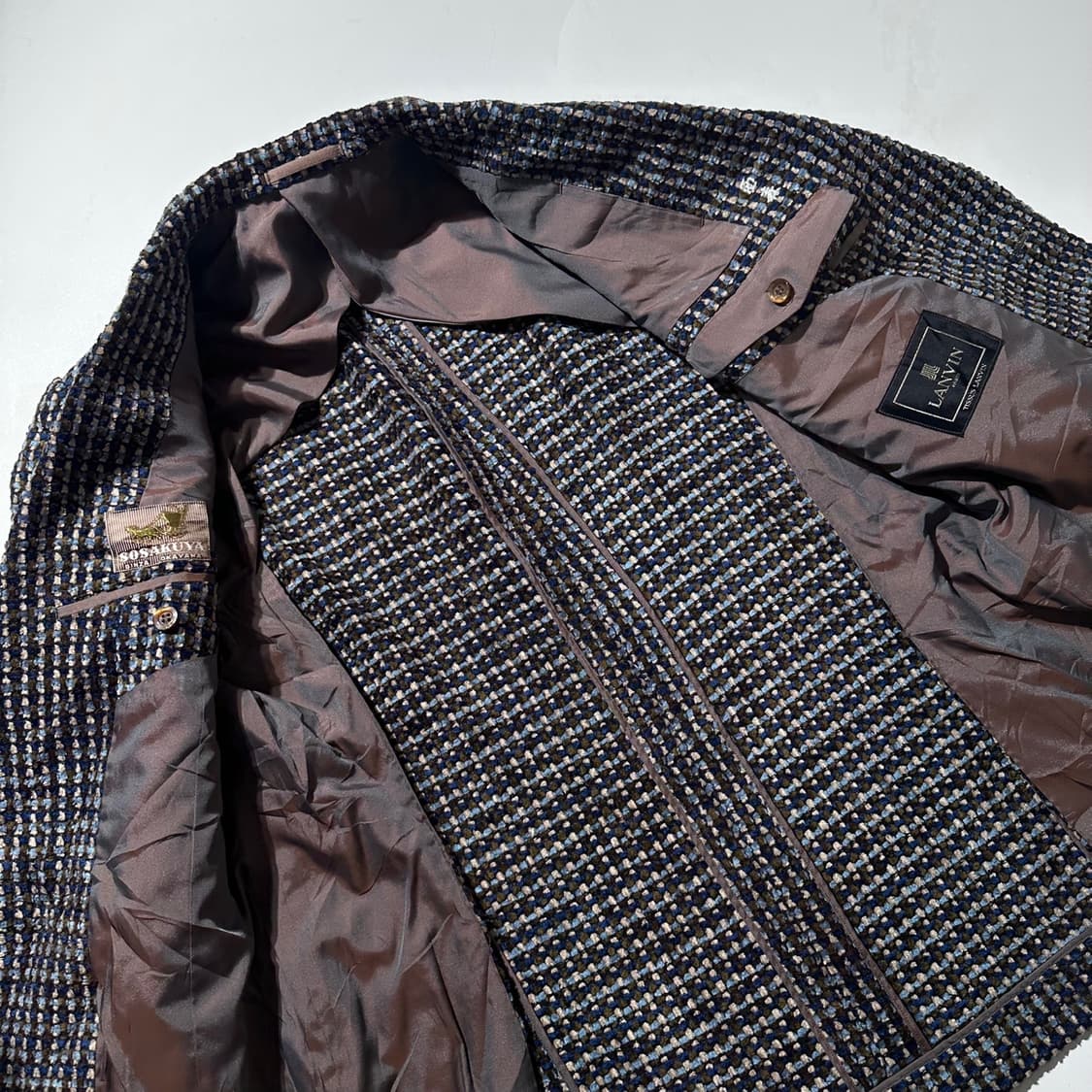 랑방 트위드 체크 싱글 블레이저 자켓 상품이미지7