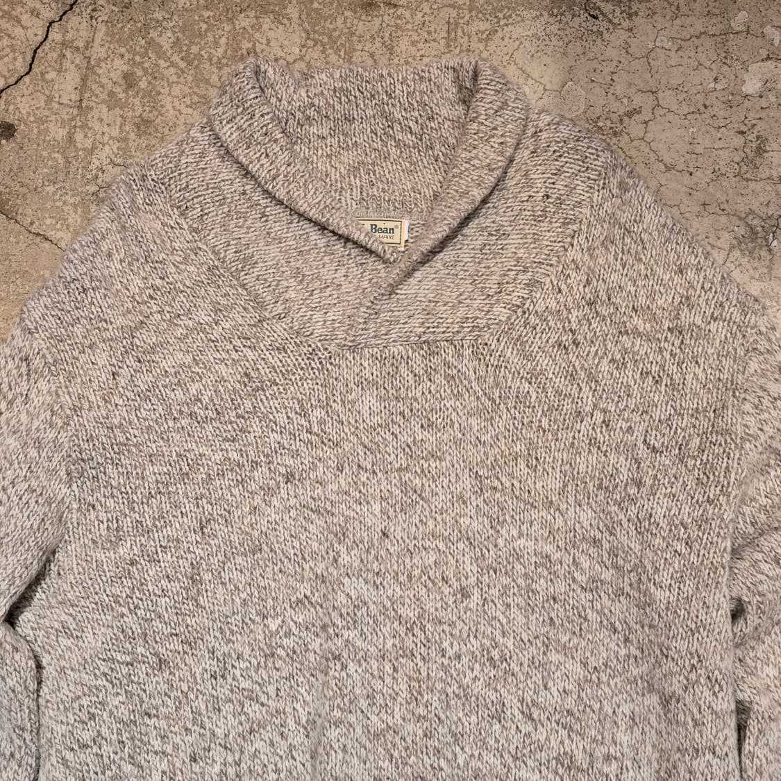 80s L.L.Bean의 쇼울 칼라 스웨터 상품이미지2