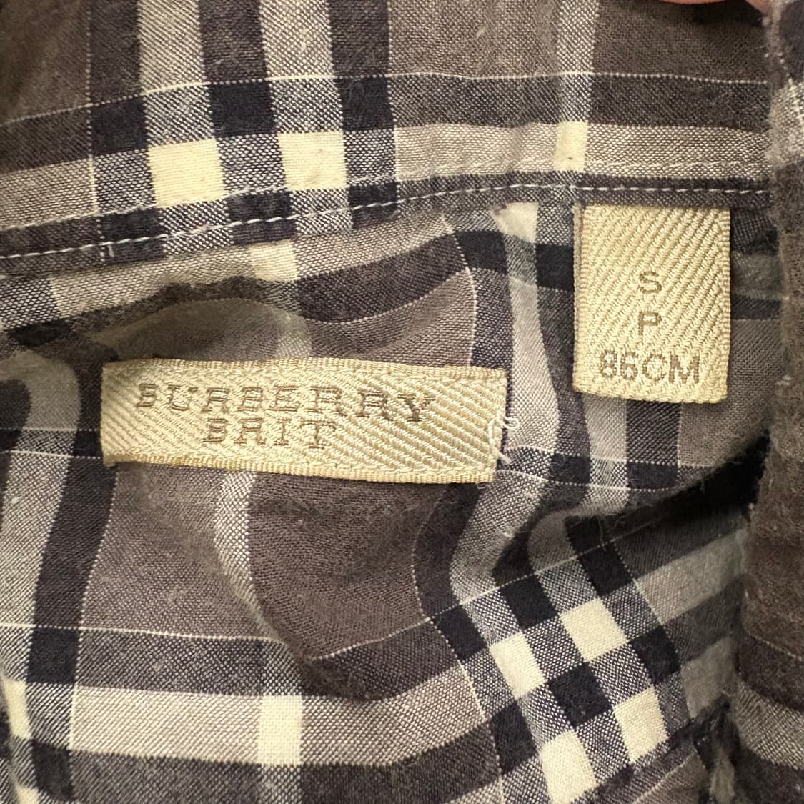 [정품/S] 버버리 브릿 노바체크셔츠 b16 상품이미지5